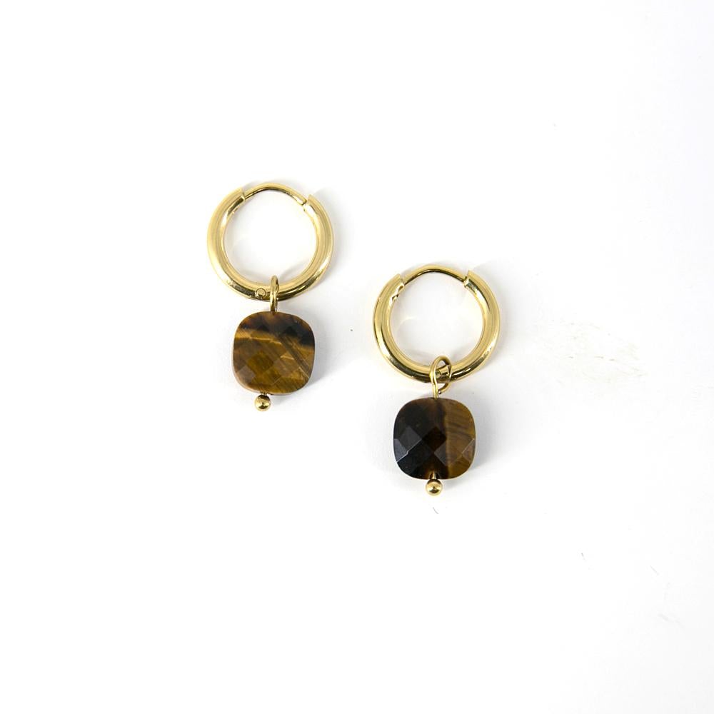 Nancy-womens-hoop-earrings-amber-stone-drop-pendant-in-gold-hoop-jewellery