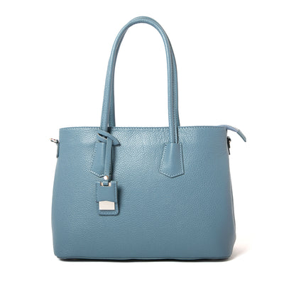 The gorgeous Richmond Leather Handbag in denim blue 