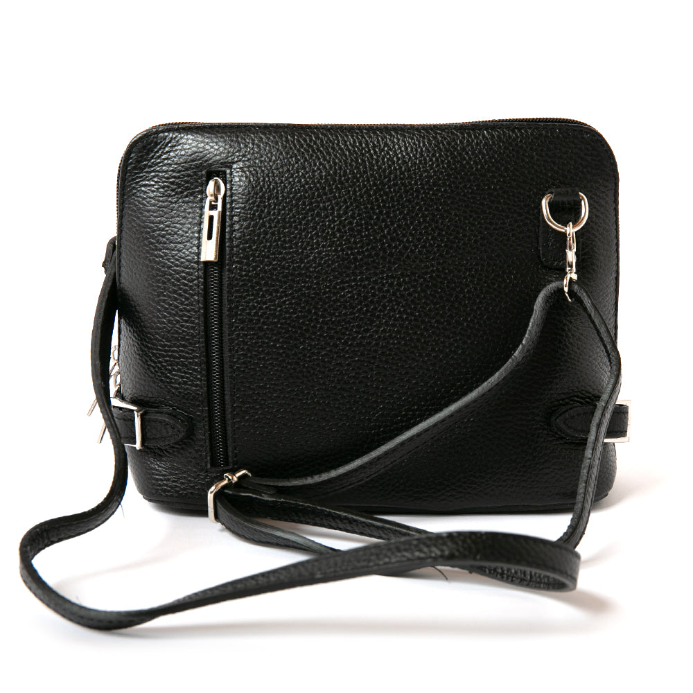 Black leather purse best sale